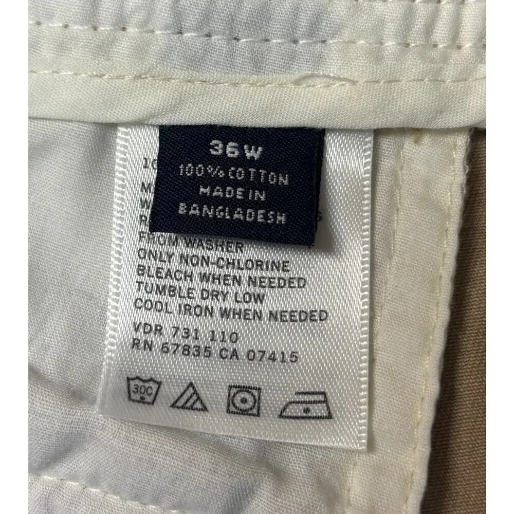 Nautica Saltaire PING Cargo & Chino Shorts Bundle Tan Beige Size 36 New Lot 4